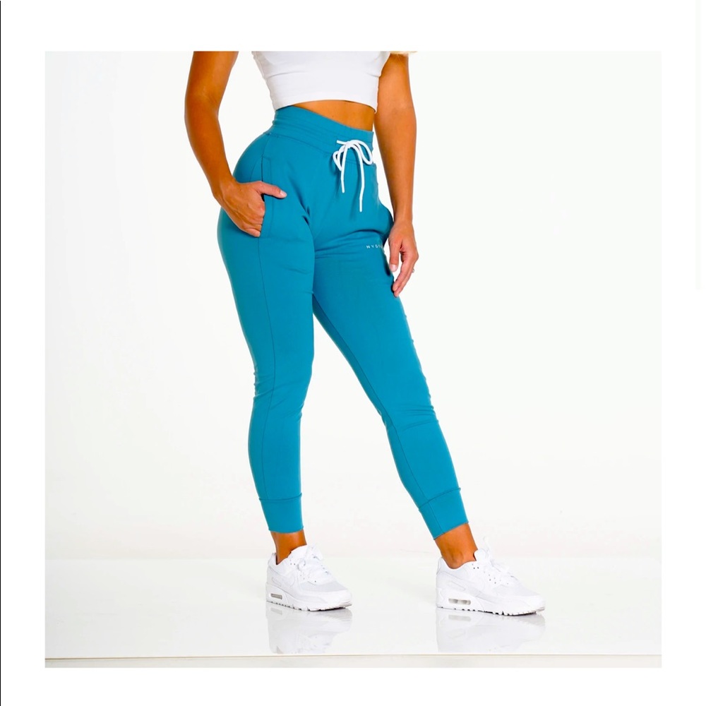 Steel blue NVGTN joggers